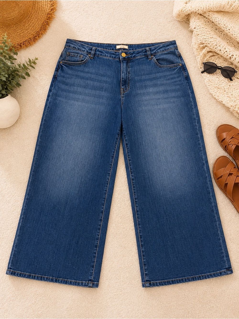 Kut From The Kloth Charlotte Wide Leg Jeans 18W Plus Size